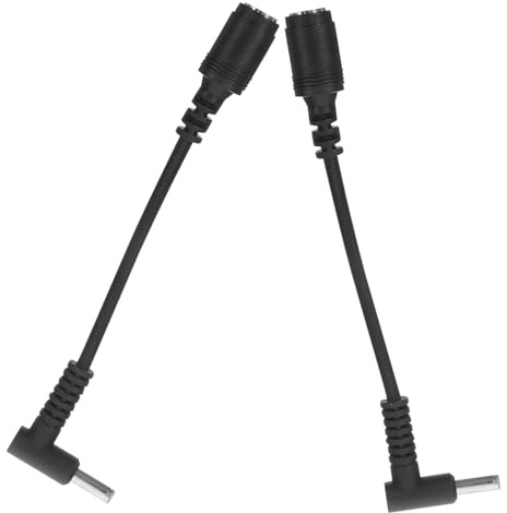 VILLCASE 2pezzi Adattatore Conversione Alimentazione Femmina Maschio con Pin per Laptop e