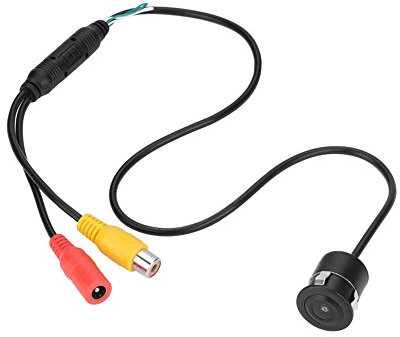 Socobeta Telecamera a Circuito Chiuso con Filo Mini Impermeabile da 170 Gradi CCD a Colori per Telecamera CCTV Pal per Auto