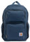 Carhartt Force Advanced Backpack with 17-inch Laptop Sleeve, Tablet Storage, and Portable Charger Compartment, Navy, One Size, Force Advanced Backpack With 17-inch Laptop Sleeve
