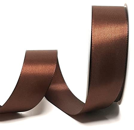 s.dekoda Taftband 50m x 40mm Braun Schleifenband Dekoband Taft Geschenkband