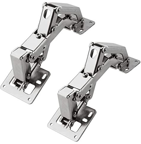 SBTRKT 2er-Pack 170°-Schrankscharniere, versteckte hydraulisch verstellbare Scharniere for Kleiderschränke, Weinschränke, Vitrinen usw.