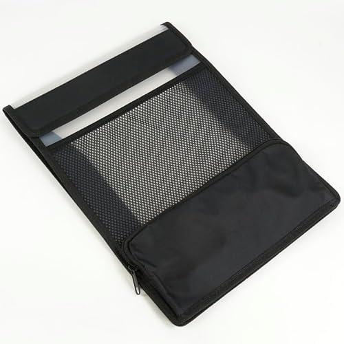 TimeTEX - Tascheneinsatz A4 | Mit Netz, Stiftmäppchen & Klettverschluss für über 500 Blätter | Ideale Organisationshilfe für Taschen und Rucksäcke