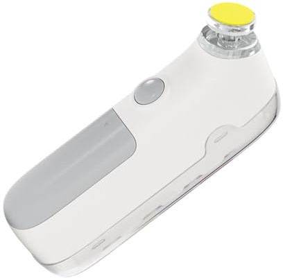 Lima elettrica per unghie, per bambini, silenziosa, con 3 modalità, lima ergonomica, tagliaunghie portatile con sacchetto per la polvere, per viaggi, casa