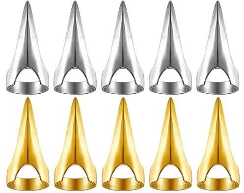 FRCOLOR 10 piezas de herramientas de peluquería anillos para peinar anillos separadores para trenzar accesorios de peinado para trenzas de puntada anillos para dividir el cabello anillos de dedo para
