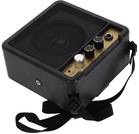 5w Black Electric Guitar Amplifier for Electric Guitar Mini Amp | Practice Amp, Guitar Amp, Versatile Connectivity, Sturdy Construction, High Fidelity Sound