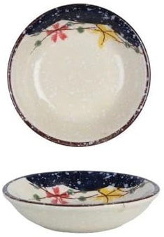 Yinj9562fg Aperitivo Piatto in ceramica, piatto in porcellana, piatto rotondo piccolo, piattino for immersione, stoviglie da cucina Dolci e Frutta