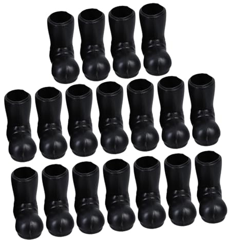 ERINGOGO 9pairs Christmas Decorative Shoe Mold Miniature Boots Tiny Toy Boots for Dollhouse Gardening Props in Santa Claus Style