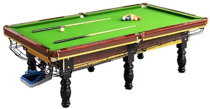 MPLFHSYOS Mesa De Billar Convertible Y Mesa De Ping Pong, 9 Pies, Juego 2 En 1, For El Hogar, La Oficina O Entretenimiento Comercial.(Type 1)