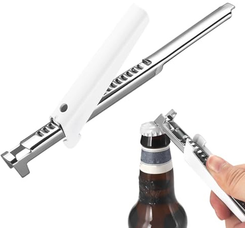 Abridor De Botellas - Abrelatas Multifuncional De Acero Inoxidable Resistente Para Uso Intensivo,Abrelatas de Cerveza,Para Bar Camping Al Aire Libre Casa Cocina Viajes Coche