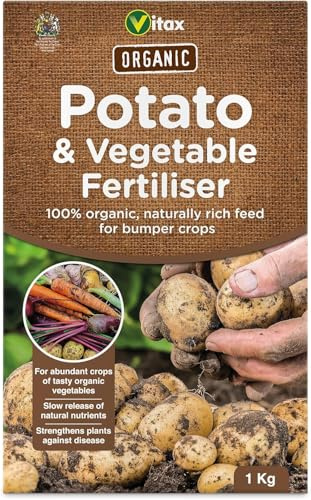 100% Organic Potato & Vegetable Fertiliser for Bigger Crops Home Grown Potatoes & Vegetables Slow Release Specialist Nutritional Mix 1kg (1kg)