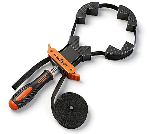 HORUSDY Band Clamp, Woodworking Frame Clamp Strap Holder for Picture Strap Clamp Strap Clamp (Band Clamp)