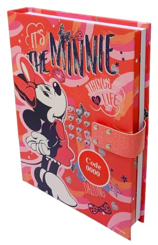 Diario Segreto Minnie con Lucchetto Elettronico a Combinazione 20 cm