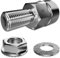 EMTB Achsadapter M5，Universal Fahrrad Achsadapter für M5 Schnellspanner，Universal Fahrrad Achsadapter für Fahrrad Kupplung, Unisex Fahrrad Achsadapter für Anhänger Adapter