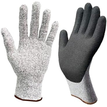 Hemobllo Working Gloves Safety Protective Gloves Wear Resistant for Mechanic Use