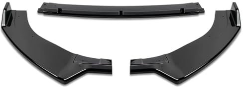 OEXRIG Auto Frontspoiler Für VW Für Golf 7 7.5 MK7 MK7.5 Für GTI Für GTD R Für Line 2012-2020 Diffusor Body Kit Spoilerschutz Auto Frontstoßstange Splitter Lip Frontlippe Spoiler(Glossy Black)