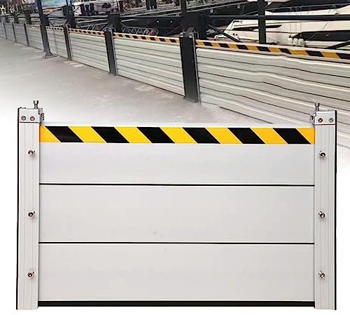 Hochwasserschutztür, Hochwasserschutzbarriere für den Außenbereich, Kellerfenster aus Aluminiumlegierung, Entfernung der Hochwasserschutzbarriere für Garageneinfahrt, Tür, Straße,100x60cm