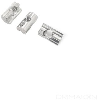 10x Solar Nutenstein M8 für PV Solar Module Alu Edelstahl