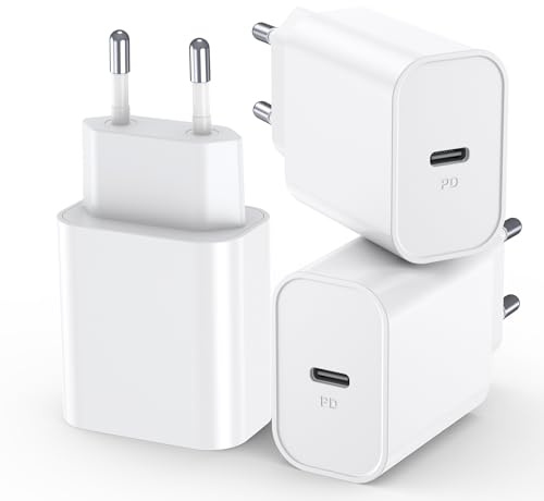 30 W USB C-laddare, 3-pack typ C-kontakt, PD3.0 snabbladdning, USB-C laddningsströmadapterhuvud för i-telefon, iPad, Samsung, strömförsörjning för mobiltelefoner