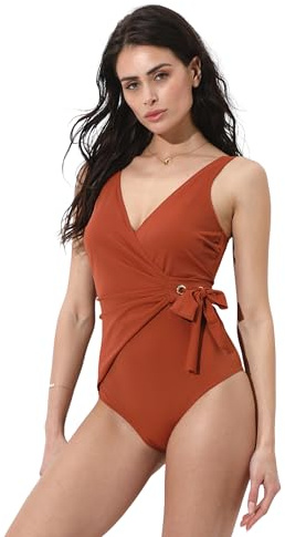 Lovable Costume da Bagno Intero Modellante | Senza Ferretto con Coppe Imbottite | Fodera Contenitiva | Trendy Shaping Micro Donna