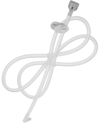 Ipetboom Tubo Flessibile in Silicone e Pulizia Approfondita Flusso D'acqua Stabile Bianco per Irrigatore Dentale Elettrico per Igiene Orale a Casa in Ufficio