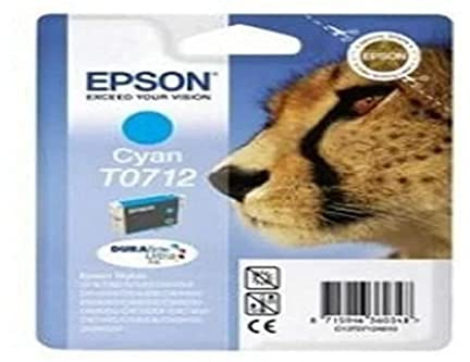 Epson 2666322 C13T07124022 Cyan Original Tintenpatronen Pack of 1
