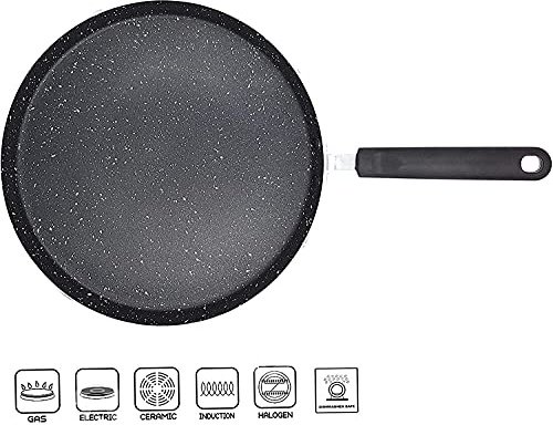 Non-Stick Marble Coating Roti Dosa Tawa Pancake Maker Crepe Pan for Induction and Gas Hob Premium Quality