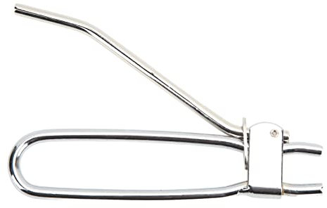 12mm Opening Rounded Jaw Edges Fuel Pipe Clamp Tool Fluid Hose Clamp Tool Brake Hose Pinch Steel Chrome Finish for Clutcher Coolant Line Auto Body Repair