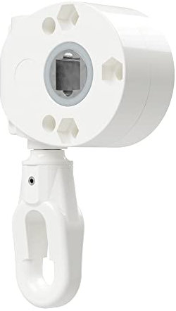 DIWARO.® | Schneckengetriebe für Markisen | 9:1 | Kunststofföse | 13,1mm Innenvierkant | RAL 9010 reinweiß | Markisengetriebe