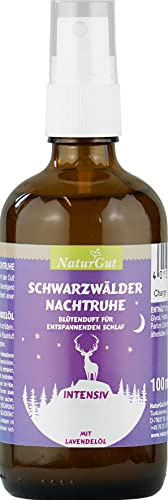 NaturGut Schwarzwälder Nachtruhe Intensiv Spray Lavendel Gute Nacht Schlaf Beruhigung löst Spannungen und beruhigt die Nerven