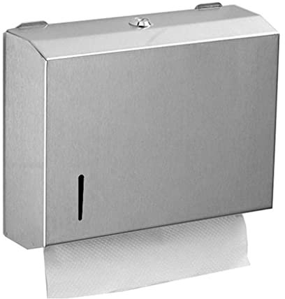 Kommerzieller Papierhandtuchspender mit Schloss, wasserdichter Edelstahl-Handtuchspender für Haushaltspapierhandtuchhalter