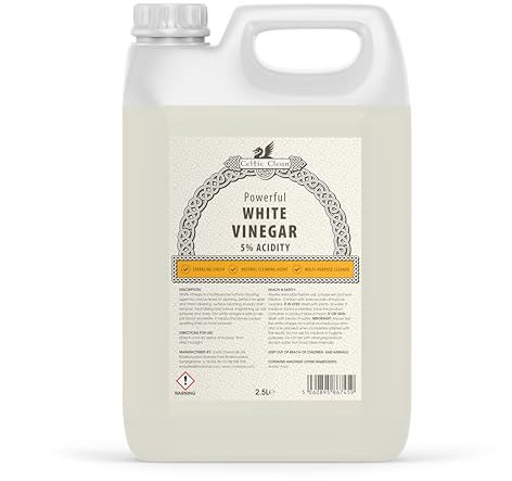 Celtic Clean - White Vinegar - 5% Acidity | Multi Surface Cleaner - 2.5 Litre