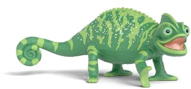 schleich SKOLAN MED DE MAGISKA DJUREN Kameleonten Caspar, från 3 år, 14911 - Leksaksfiguren, 9 x 4 x 4 cm