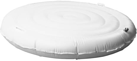 Inflatable Hot Tub Cover 4.5 Ft Energy Saving Lid Heat Retention Filtration for Round Hot Tub Spa Users