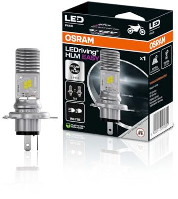 OSRAM LEDriving HLM EASY ≜ HS1, LED Motorcycle headlight lamp, Cool White 6000K, LED Retrofit high and low beam lamp, offroad use only - no ECE, 1 lamp