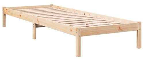 vidaXL Massivholzbett Extra Lang ohne Matratze 100x210 cm Kiefernholz