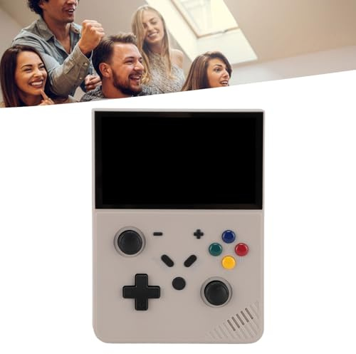 Handheld-Spielekonsole mit 4,3-Zoll-IPS-Bildschirm, 25 Klassische Simulatoren, über 20.000 Retro-Spiele, mit Kleiner Speicherkarte, für -, PS1- und N64-Emulatoren (64GB)
