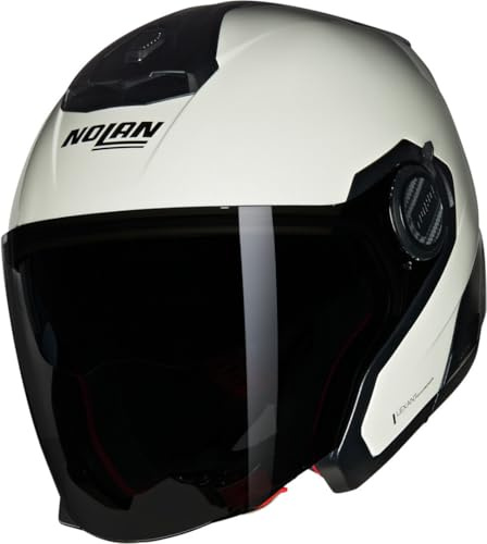 Nolan N40-5 06 Classico Nobile N-Com Jet Helmet, white perlmutt, M (58)