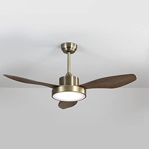 Modern 47 Low Profile Ceiling Fan with 3 Color Dimmable Lights and Remote Ideal for Living Room Patio and Outdoor Use