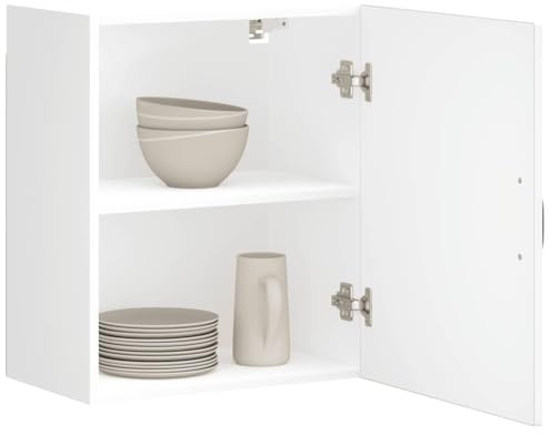 Myheimly Küchenschrank Küchenzeile,Küchenmöbel Einbauküche Schrank,Holzwerkstoff Schrank,Weiß,wall Cabinet,50 x 31 x 60 cm