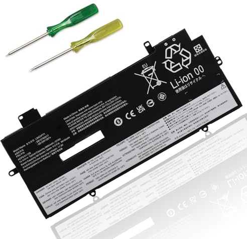 OPAHUTER L20M4P71 Laptop Battery for Lenovo ThinkPad X1 Carbon 9th 10th Gen ThinkPad X1 Yoga 6th 7th Gen Series L20C4P71 L20D4P71 L20L4P71 SB10T83217 SB10T83216 5B10W13974 5B10W13973 5B10W13972 57Wh