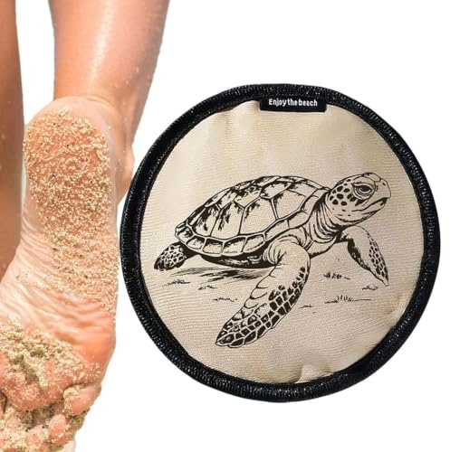 sandborttagare – 14 cm (5,51 tum) bärbar vattentät havssköldpaddstryck | sand avstängd väska | för sommar Hawaii smekmånad kryssningsfartyg semester resor camping sjö öken