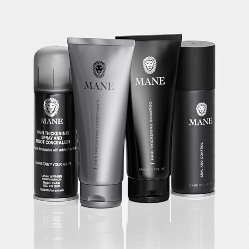 100 ml Mane Hair Thickener and Seal and Control Travel Pack - DIRECT FROM THE MANUFACTURER (Black)