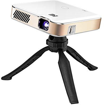 KODAK Luma 450 Portable Full HD Smart Projector, Wi-Fi, Bluetooth, HDMI and USB Compatible Mini Home Theater System Up to 150, 1080p Native Resolution (4K), 200 Lumens, Tripod Included