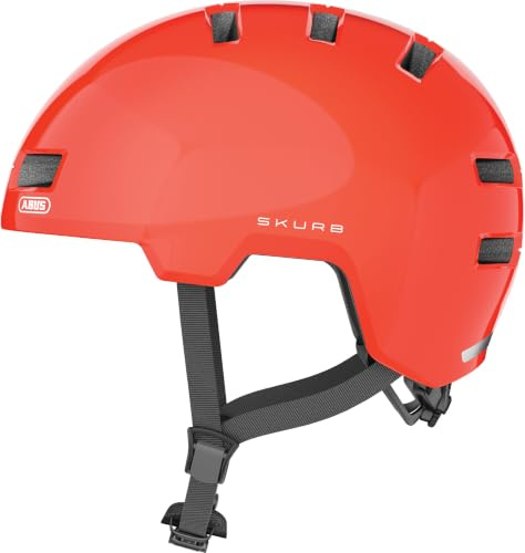 ABUS Casque de Ville Skurb - Casque de vélo Robuste pour Le Quotidien, Le Skate, Le BMX ou Le Longboard