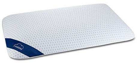 Genius eazzzy Schaumkissen 40x80 cm Höhe 10cm - Nackenstützkissen mit 2 Härtegraden + kühlender Gelschaum - Schlafkissen für Seiten- Rücken- & Bauchschläfer gegen Nackenschmerzen, Polyester