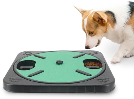 Beowanzk Hunde-Nagelfeilenbrett (integrierte Fächer für Hundefutter), Hunde-Nagelkratzbrett, Hunde-Nagelfeile Ersatz Hunde-Nagelknipser und Hunde-Nagelschleifer (Grün)