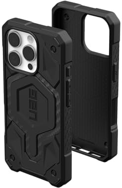 Urban Armor Gear Funda Monarch Pro Compatible con Apple iPhone 16 Pro Case (Carga inalámbrica/magnética Compatible, protección de 5 Capas) Fibra de Carbono