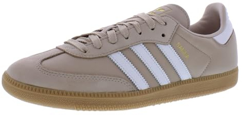 adidas Damen Ftwwht/Silvmt/Greone Samba OG W FTWR WhiteSilver Met./Grey One 7 US, Wonder Taupe, 6,5