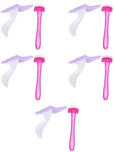 Healeved 5sätze Bikini-trimmer Für Damen Praktischer Rasierer Für Intimhaare Nass Und Trockengebrauch Kompakt Und Leicht Für Formgebung Zufällige Farben