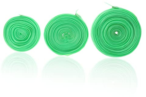 Hemobllo 3 Piezas Bandas Elásticas para Saltar Exterior de Cuerda Suave y Resistente Banda Saltarina Verde de Patio Escuela y Fiesta Infantil